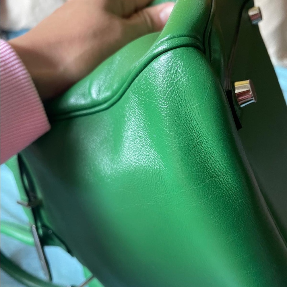Hermes Birkin 30 Swift Green Vert Bengale PHW Bag - Picture 9 of 13